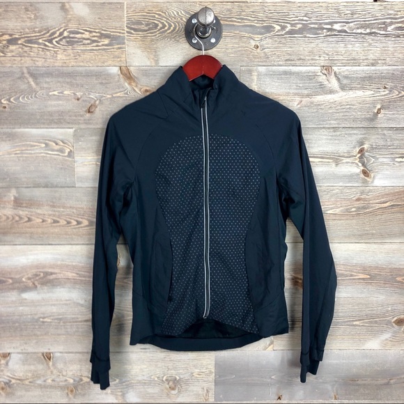 lululemon athletica Jackets & Blazers - Lululemon Polka Dot Reflective Running Jacket